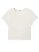 Adine Shrunken Tee in White Ash