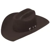 TWISTER CHOCOLATE FELT HAT