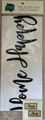 Happy Home Vinyl Word Peel & Stick 12 inch x 4.75 inch