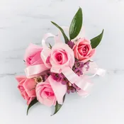 Pink Rose Corsage