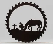 Cowboy Cross Horse