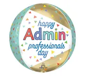 16" Admin Professionals Day Orbz Balloon