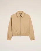 Blouson rembourré beige en coton Ami de Coeur