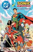 DC X Sonic The Hedgehog The Metal Legion #1 (Of 5) Cover A Pablo M Collar