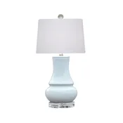 Pale Blue Jar Lamp