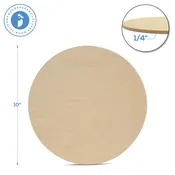 10" Wooden Circle Cutout