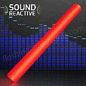 16" Multicolor Sound Activated LED Foam Cheer Sticks