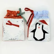 Learn to Paper Piece - Drawstring Gift Bag
