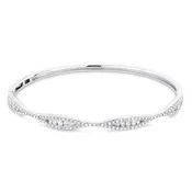 B1032 - 14K Gold Diamond Bangle