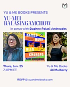 Book Launch | Names Have Been Changed by Yu-Mei Balasingamchow