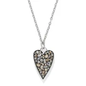 Brighton | B Bright Reversible Long Pendant Necklace in Silver