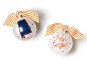 Auburn University State Glass Ornament