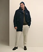 Big & Tall Classic Wool Pea Coat