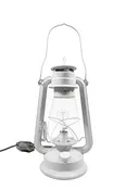 Electric Lantern Table Lamp Medium Rustic Patina Finish Dimmable