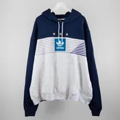 adidas - Elevated 3 Hoodie - Grey / Navy