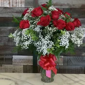 A vase full of Roses