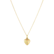 16" Necklace Gold - Love Plush Small Gold Charm