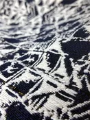 MB-6057W-C TRIBAL DESIGN JACQUARD. FRANCE