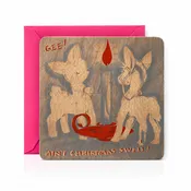 Holiday Wood Card - Ain't Christmas Swell