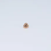 Alpha 03 - 14k Rose Gold - 18g/16g - 4mm - Threadless - End - Tether — MODERN RITUAL