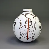 Canteen- Hand-painted Frog &amp;amp; Tadpoles