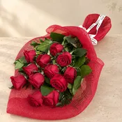 Deco Dozen Wrapped Bouquet