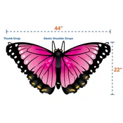 Pink Morpho Dress-Up Butterfly Wings