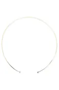 14K Gold Hug Collar Necklace with Diamonds