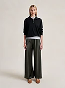 Cropped Colby Pant in Navy