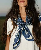 100% Silk Twill Square Scarf by Sister The Brand - made in Italy