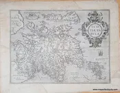 1584 - Scotland - Scotiae tabula - Antique Map