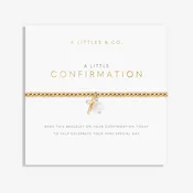 A Little 'Confirmation' Bracelet in Gold-Tone Plating