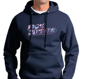 "100% Buffalo" Sweatshirt Hoody