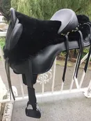 Adjustable Solid Leather Seat Bareback Saddle — Australian Stock Saddle Company By Colin Dangaard Inc.