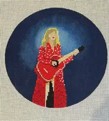 FD198 TAYLOR in RED with Red Guitar