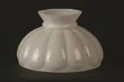 10" Opal Melon Oil Lamp Shade