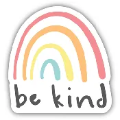 Be Kind Rainbow Sticker