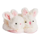 Pink Bunny Booties with Rattle
