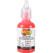 3D Fabric Paint - Red