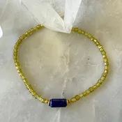 Bali Beaded Lapis Bracelet