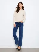 Charlie B Long Sleeve Crew Neck Top