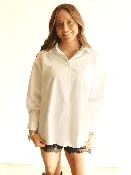 Blank Slate Button Up Top