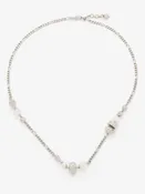 Skull and Pearl Necklace