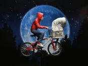 E.T. 40th Anniversary E.T. &amp; Elliot with Bicycle Figure by Neca