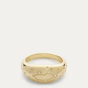 14K GOLD PLATED COSMIC CONSTELLATION RING