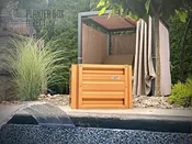 2’x2’x18″ Metal Planter Box