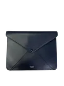 ARMANI Size S NAVY LEATHER CLUTCH - FOR VANITY FAIR, LIMITED EDITION