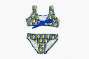 Blue Tie Pineapple Bikini