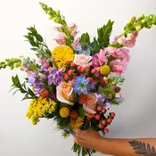 Bright Floral Wrap
