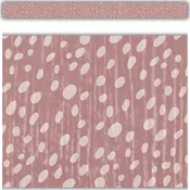 COTTAGE VINTAGE ROSE DOTS BORDER